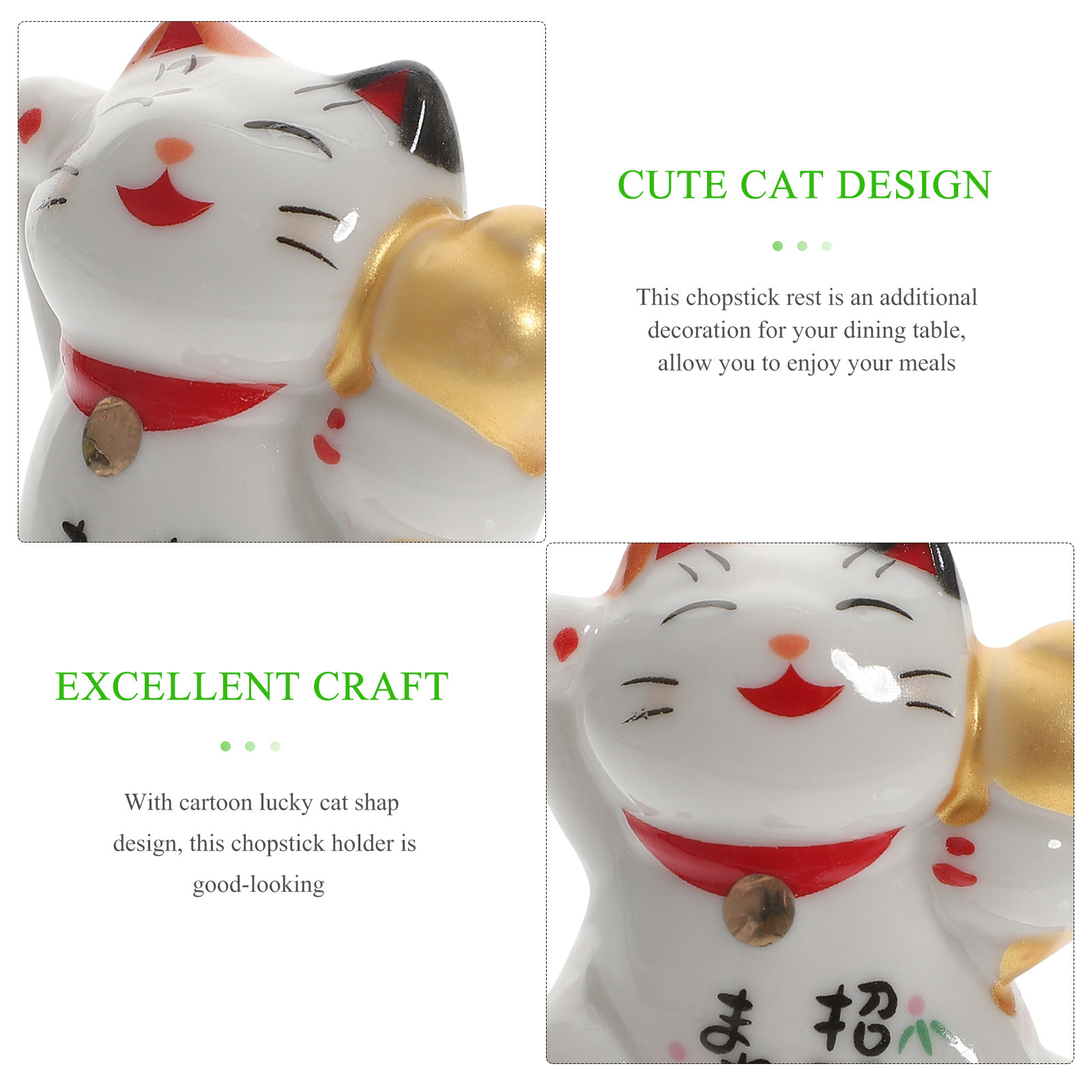 ที่วางตะเกียบเซรามิกรูปแมว ของ - Chopstick Rest Ceramic บทวิจารณ์และราคา
