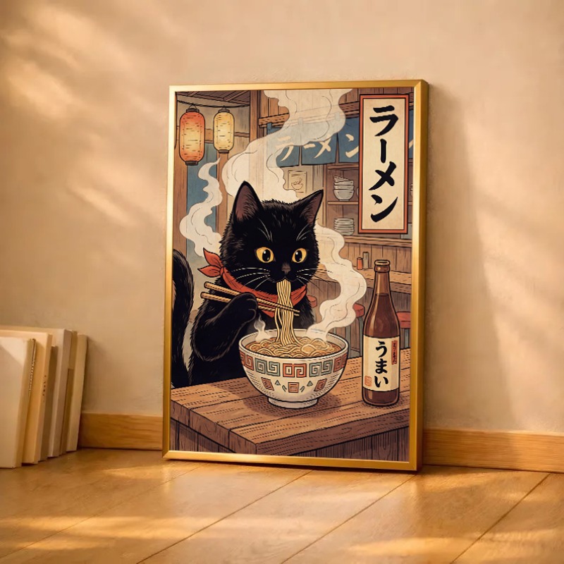 โปสเตอร์ภาพวาดบนผ้าใบลายอาหารญ - Japanese Food Lifestyle บทวิจารณ์และราคา