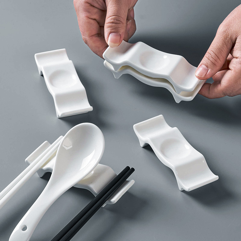 ชุดที่วางตะเกียบเซรามิก 5 ชิ้น - Chopstick Rest Ceramic บทวิจารณ์และราคา