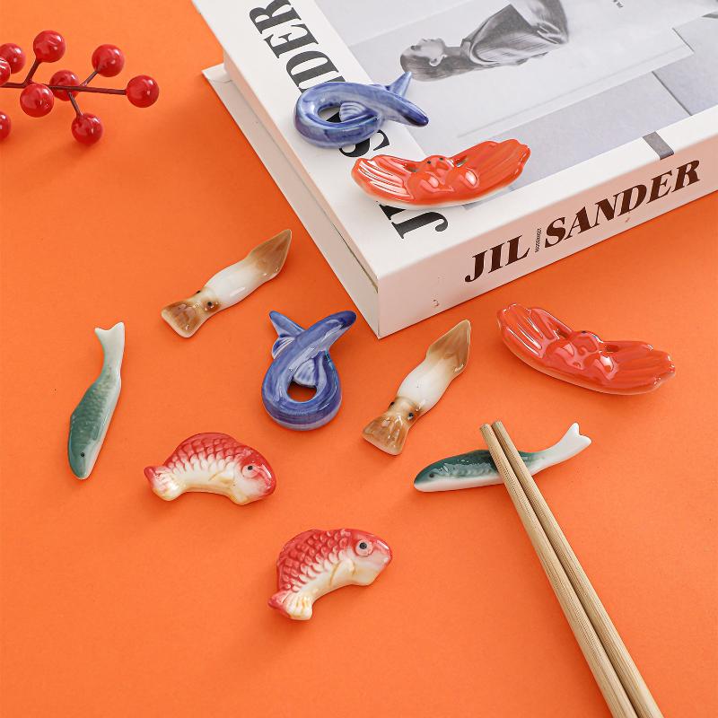 ที่วางตะเกียบเซรามิกรูปปลา ทนต - Chopstick Rest Ceramic บทวิจารณ์และราคา