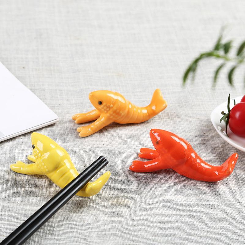 ที่วางตะเกียบเซรามิกรูปกุ้งน้ำ - Chopstick Rest Ceramic บทวิจารณ์และราคา
