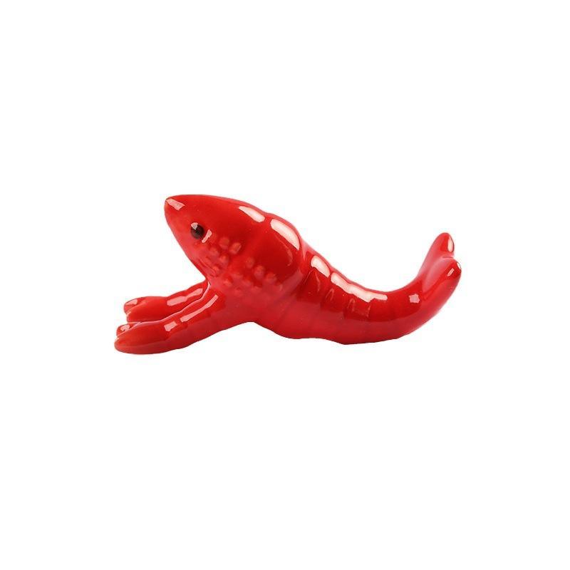 ที่วางตะเกียบเซรามิกรูปกุ้ง ดี - Chopstick Rest Ceramic บทวิจารณ์และราคา