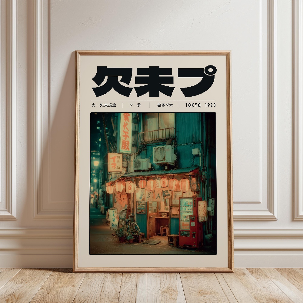 โปสเตอร์วินเทจสไตล์ญี่ปุ่น โทเ - Japanese Culture Lifestyle บทวิจารณ์และราคา